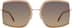 Square Sunglasses T04591515 in Brown