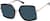 Angle view of Square Sunglasses T04592116 in Black thumbnail