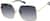 Angle view of Square Sunglasses T04601417 in Gold thumbnail