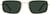 Front view of Rectangle Sunglasses T04611424 in Gold thumbnail