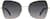 Front view of Geometric Sunglasses T04621412 in Gold thumbnail