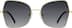 Geometric Sunglasses T04621412 in Gold