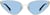 Front view of Cat-Eye Sunglasses T04631416 in Gold thumbnail