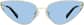 Front view of Cat-Eye Sunglasses T04631416 in Gold thumbnail