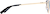Side view of Cat-Eye Sunglasses T04631416 in Gold thumbnail