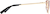Side view of Cat-Eye Sunglasses T04631419 in Gold thumbnail