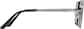 Side view of Aviator Sunglasses T04641116 in Silver thumbnail