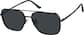 Angle view of Aviator Sunglasses T04642112 in Black thumbnail