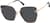 Angle view of Square Sunglasses T04651412 in Gold thumbnail
