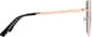 Side view of Square Sunglasses T04651412 in Gold thumbnail