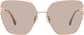 Front view of Square Sunglasses T04651915 in Rose Gold thumbnail