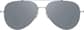 Front view of Aviator Sunglasses T04661111 in Silver thumbnail