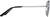 Side view of Aviator Sunglasses T04661111 in Silver thumbnail