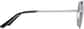 Side view of Aviator Sunglasses T04661111 in Silver thumbnail