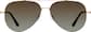 Front view of Aviator Sunglasses T04661415 in Gold thumbnail