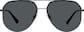 Front view of Aviator Sunglasses T04672112 in Black thumbnail
