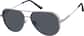Angle view of Aviator Sunglasses T04681116 in Silver thumbnail