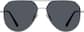 Front view of Aviator Sunglasses T04681116 in Silver thumbnail