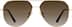 Aviator Sunglasses T04681415 in Gold