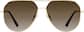 Front view of Aviator Sunglasses T04681415 in Gold thumbnail