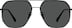 Aviator Sunglasses T04692112 in Black