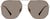 Front view of Aviator Sunglasses T04692115 in Gold thumbnail
