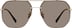 Aviator Sunglasses T04692115 in Gold