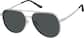 Angle view of Aviator Sunglasses T04701112 in Silver thumbnail