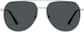 Front view of Aviator Sunglasses T04701112 in Silver thumbnail