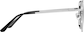Side view of Aviator Sunglasses T04701112 in Silver thumbnail