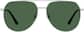 Front view of Aviator Sunglasses T04701124 in Silver thumbnail
