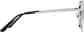 Side view of Aviator Sunglasses T04701124 in Silver thumbnail