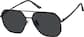 Angle view of Aviator Sunglasses T04712112 in Black thumbnail