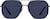 Front view of Aviator Sunglasses T04712116 in Gray thumbnail