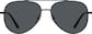 Front view of Aviator Sunglasses T04722112 in Black thumbnail