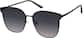 Angle view of Square Sunglasses T04732112 in Black thumbnail