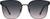 Front view of Square Sunglasses T04732112 in Black thumbnail