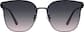 Front view of Square Sunglasses T04732112 in Black thumbnail