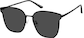 Angle view of Square Sunglasses T04732121 in Black thumbnail