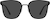 Front view of Square Sunglasses T04732121 in Black thumbnail