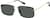 Angle view of Rectangle Sunglasses T04741412 in Gold thumbnail