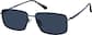 Angle view of Rectangle Sunglasses T04742116 in Blue thumbnail