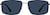 Front view of Rectangle Sunglasses T04742116 in Blue thumbnail