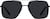 Front view of Aviator Sunglasses T04762112 in Black thumbnail