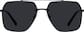 Front view of Aviator Sunglasses T04762112 in Black thumbnail