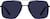 Front view of Aviator Sunglasses T04762116 in Black thumbnail