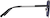Side view of Aviator Sunglasses T04762116 in Black thumbnail