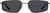 Front view of Rectangle Sunglasses T04771212 in Gray thumbnail