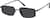 Angle view of Rectangle Sunglasses T04772112 in Black thumbnail