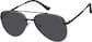 Angle view of Aviator Sunglasses T04782112 in Black thumbnail
